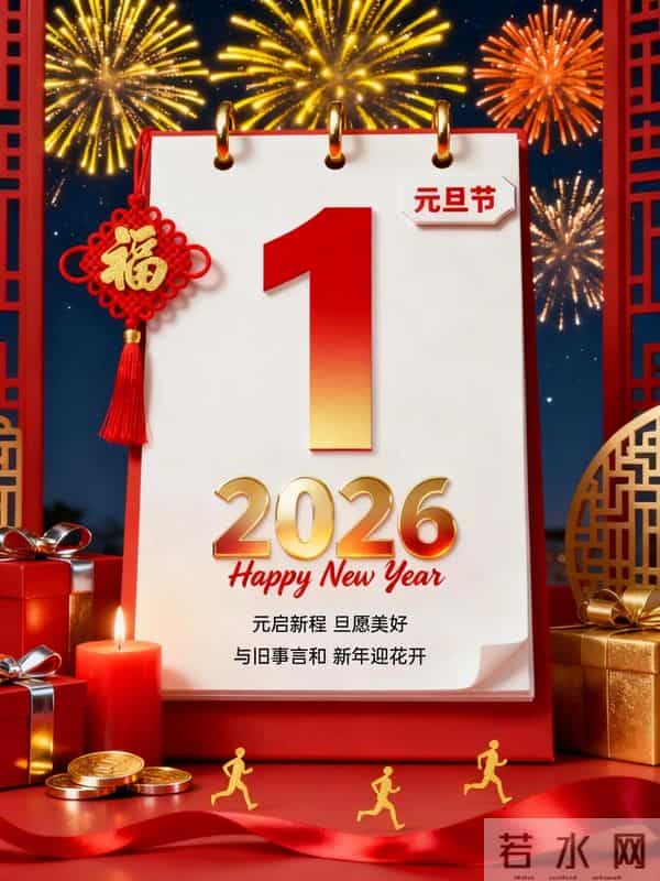 2026元旦祝福｜愿你财运“马”不停，福运“马”上到，喜乐常相伴