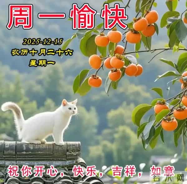 2025.12.15周一早安图片-祝你早安多吉祥,福气洒满整个群