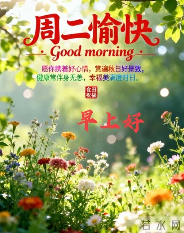 2025年12月16日早上好 早安精美美图温馨祝福语 早安周二愉快 早上好