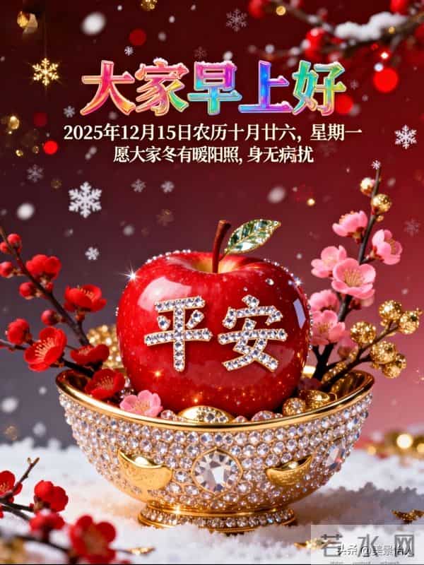 2025.12.15号周一早安祝福美图
