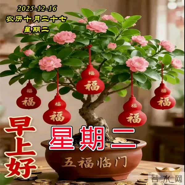 周二早安问候美图-健康是一生的期盼,开心是永远的伙伴