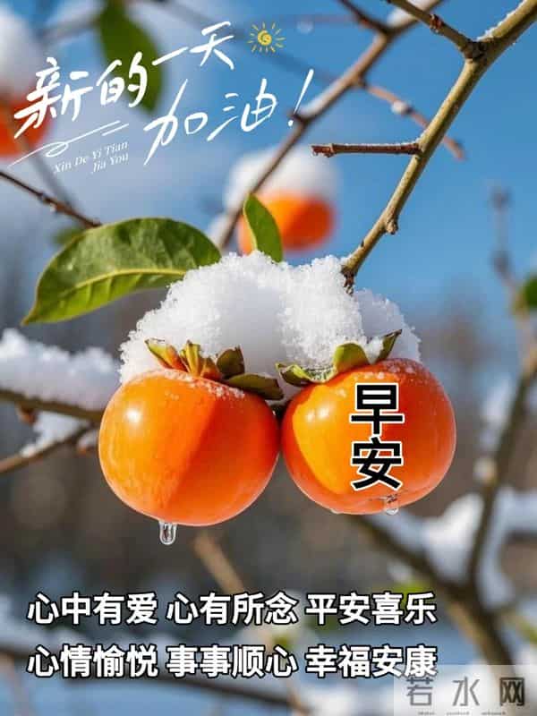 2025.12.15 冬天周一早上好!最新精美周一早安愉快温馨祝福图片