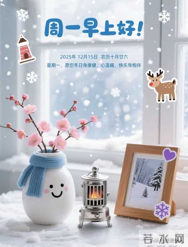 2025.12.15号周一早安祝福美图