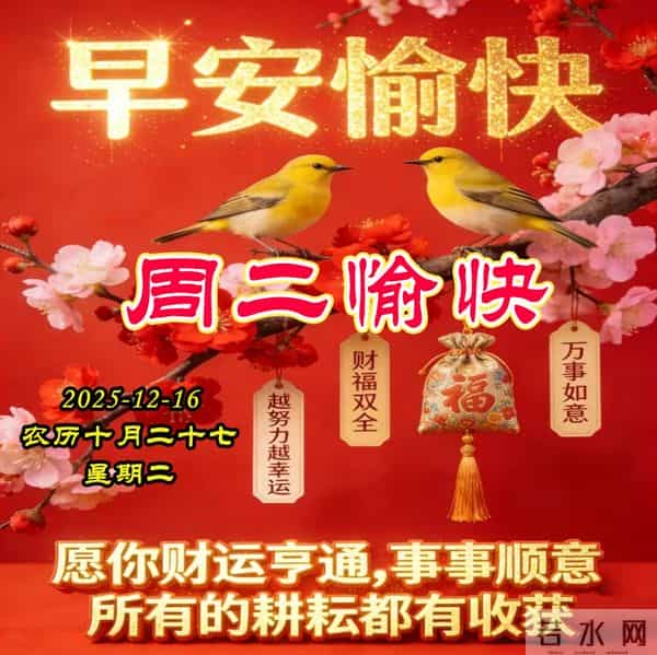 周二早安图片-注意防寒保暖，多添衣裳，好好爱护自己