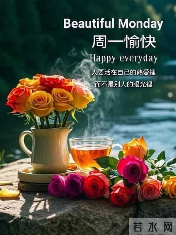 早安！新的一周，愿你的笑容比昨天更灿烂，生活比想象更美好！