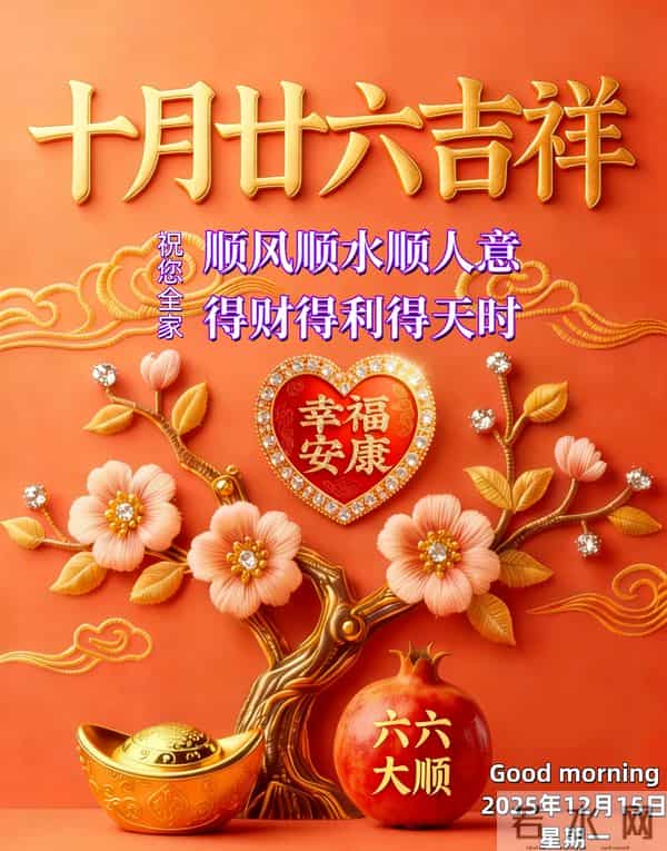 2025年12月15日周一早安！精彩创意祝福语、最新美图精选