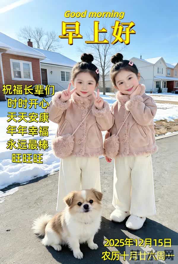2025年12月15日周一早安！精彩创意祝福语、最新美图精选