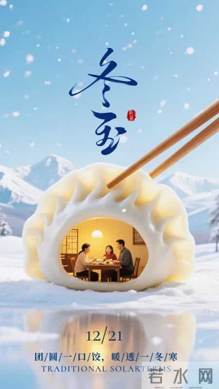 2025年12月21日冬至节气图片 冬至祝福图片 冬至祝福语 冬至暖心天案