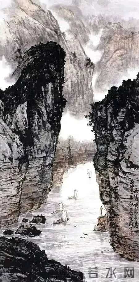 笔下山河多锦绣，山水画卷醉人心