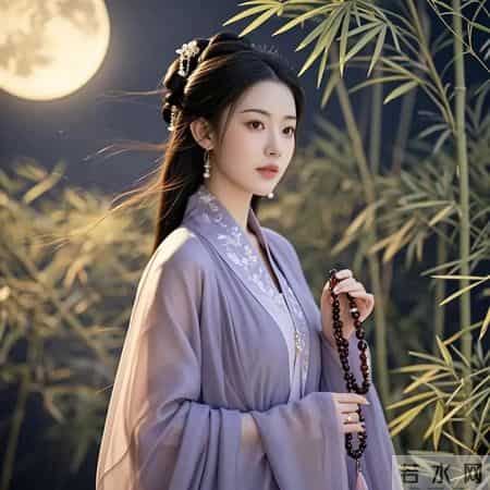 盈盈词话诗联：婆娑翠叶戏悠窗，月踱银痕漫曲廊。风抚罗帷惊浅梦