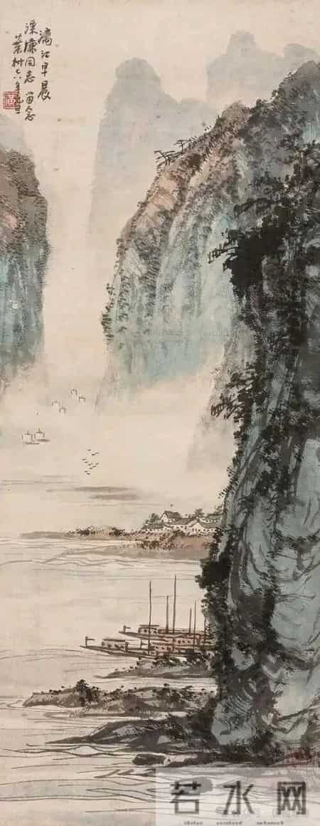 笔下山河多锦绣，山水画卷醉人心