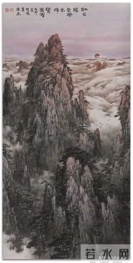 收集的40幅有意境的山水，供各位画友赏临