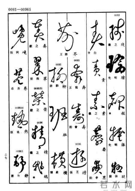 草书查真大字典:普通人学草书的笨办法,才是最快的聪明路