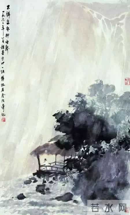 这20幅山水，构图奇险，震撼心灵！