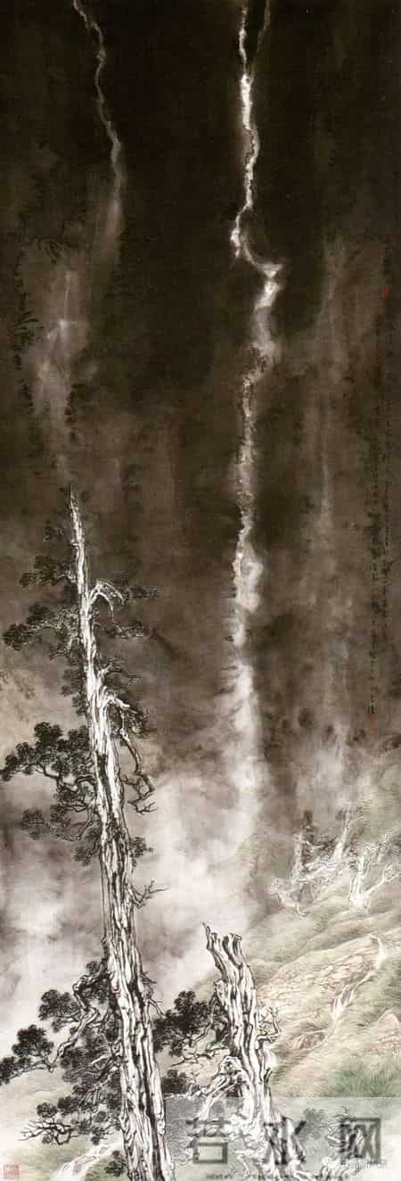 这20幅山水，构图奇险，震撼心灵！