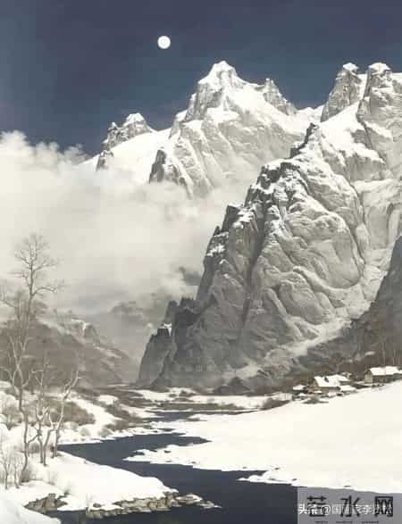 收集的40幅有意境的山水，供各位画友赏临