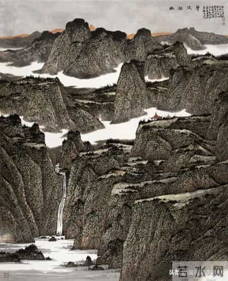 收集的40幅有意境的山水，供各位画友赏临