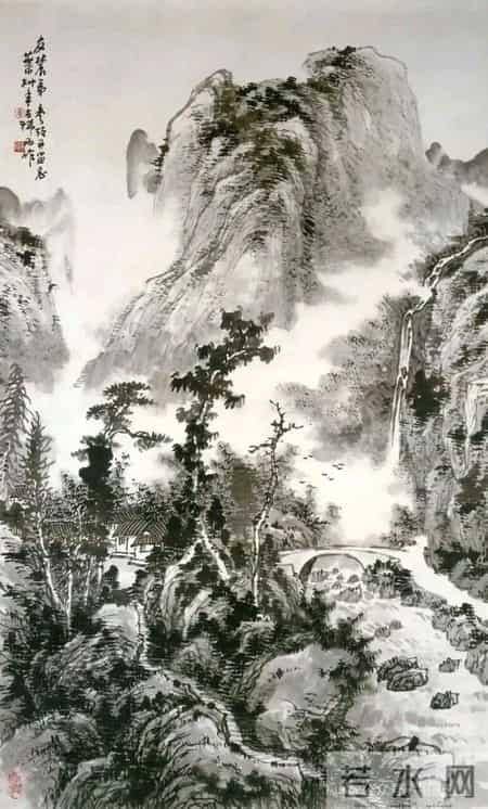 笔下山河多锦绣，山水画卷醉人心