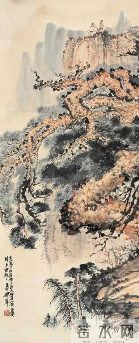 这20幅山水，构图奇险，震撼心灵！