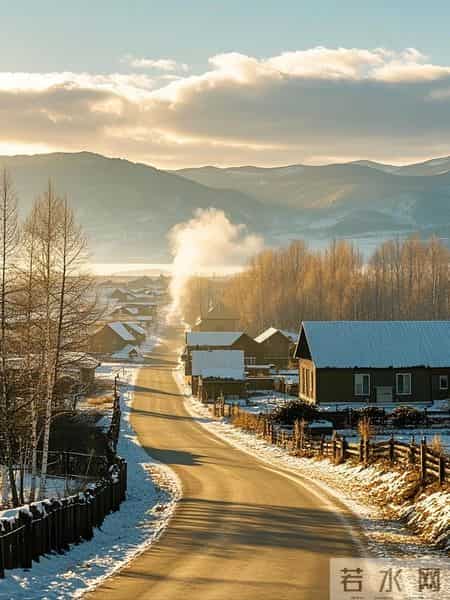 清代诗人笔下的经典冬日小诗，万峰寒翠里，一点夕阳红。