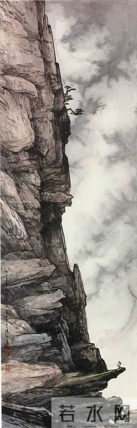 这20幅山水，构图奇险，震撼心灵！