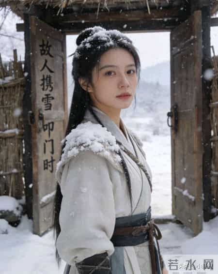 文笔挑战，上联：故人踏雪至，下联你敢来战？