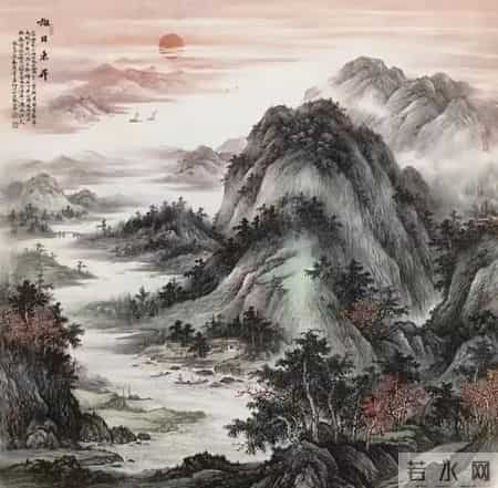 山水画留白：墨外留白藏浩渺，笔间虚实见山河