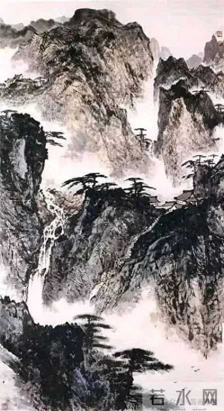 笔下山河多锦绣，山水画卷醉人心
