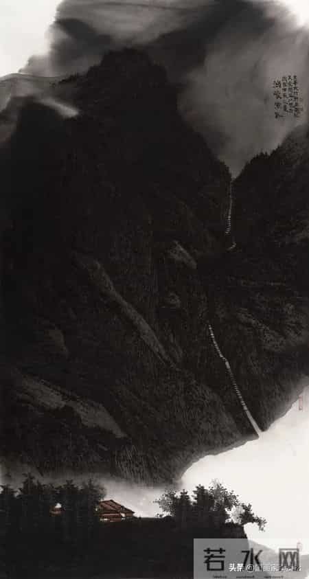 收集的40幅有意境的山水，供各位画友赏临