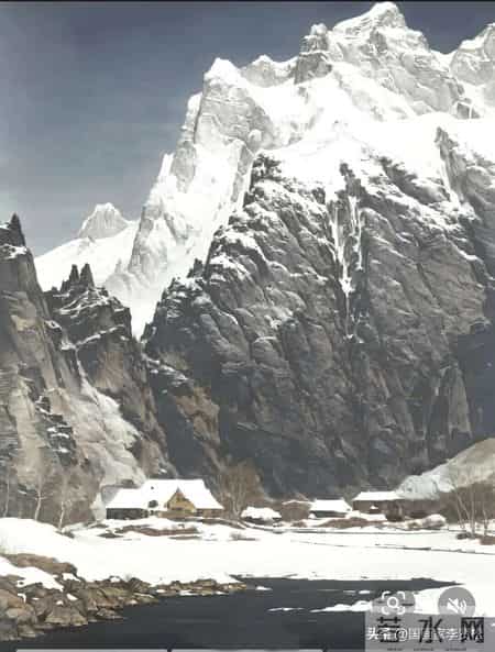 收集的40幅有意境的山水，供各位画友赏临