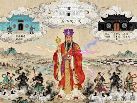 道教雷部权力架构，一府二院三司，竟是天尊麾下的“雷霆天团”
