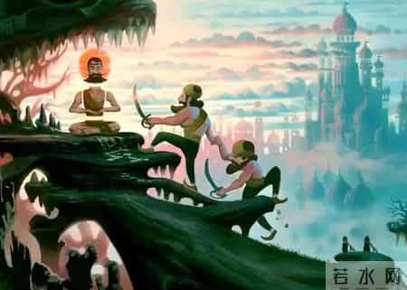 如来成佛前被人砍了3剑，他发誓成佛后一定取走那人身上的3样东西