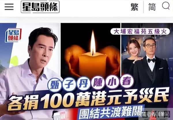 甄子丹老婆谈香港火灾原因，暗指是内地的锅，全网舆论瞬间炸锅