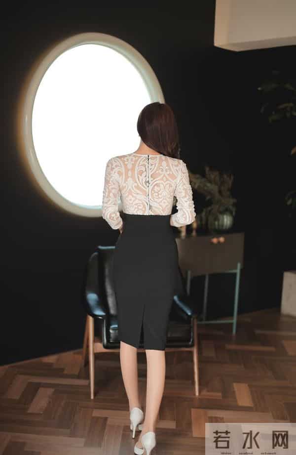 孙允珠『卷曲积云纯雪色透明花纺上衣』