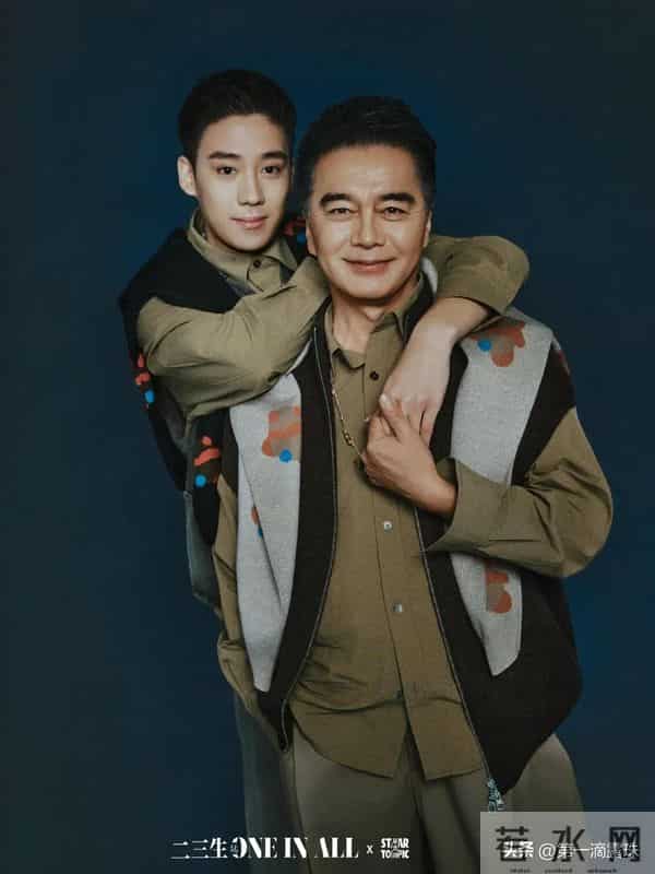 许亚军父子时尚大片，儿子帅气但不及父母！历经4段婚姻终获幸福