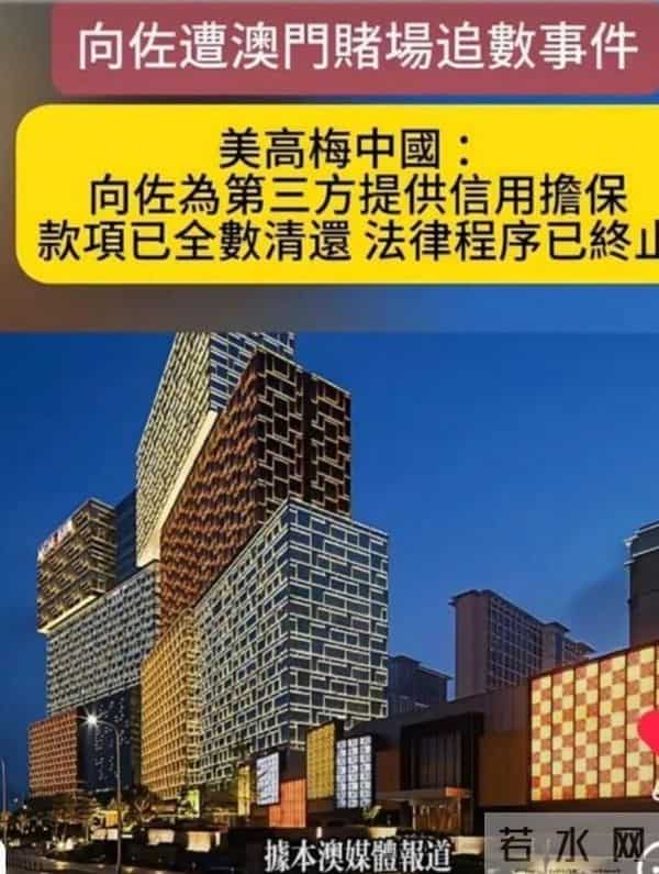 向佐欠债百万传闻真相大白4个月，向太自爆家产安排，一点不意外