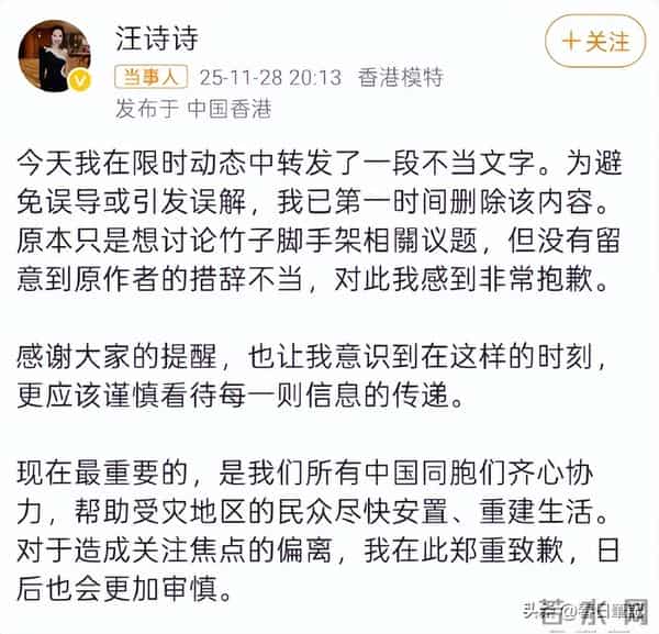 甄子丹老婆谈香港火灾原因，暗指是内地的锅，全网舆论瞬间炸锅