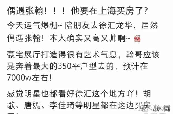 41岁张翰想买7000万豪宅做婚房，在徐汇偶遇，女友颜值不输娜扎