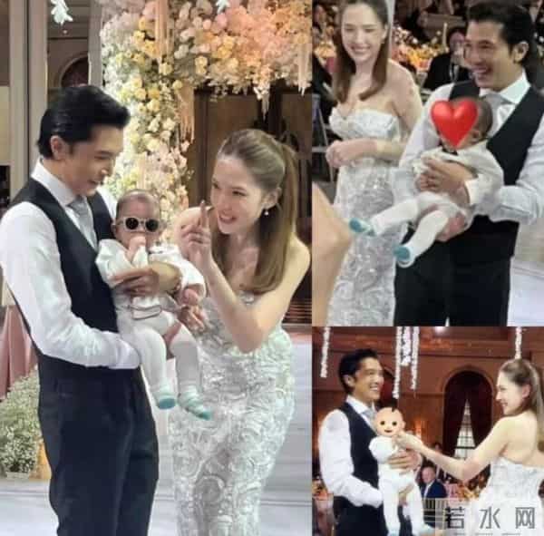 邱泽许玮甯补办婚礼，儿子亮相 长腿随爸妈，下巴和爸爸一个模子