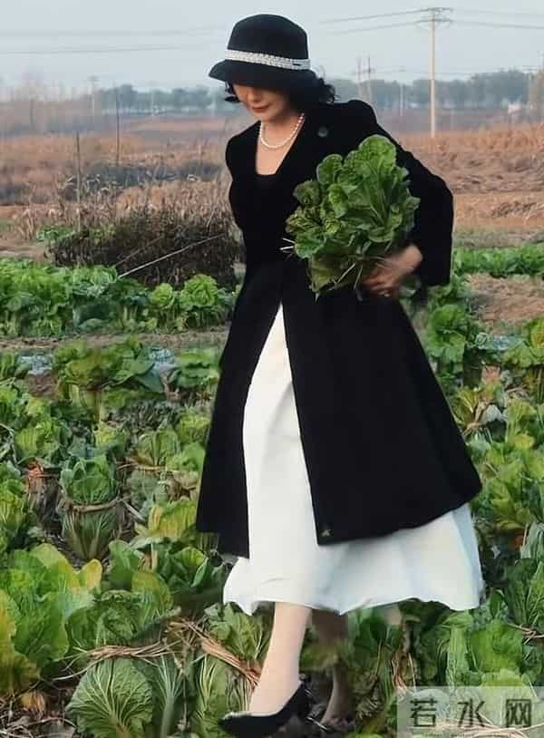 郭晓冬媳妇回临沂莒南，程莉莎穿高跟鞋下地摘白菜，太能“作”了