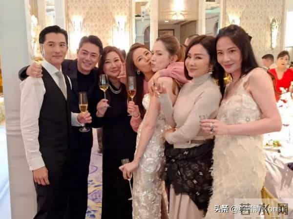 邱泽许玮甯婚礼晚宴, 林心如萧敬腾夫妇现身, 萧敬腾老婆化了妆超美