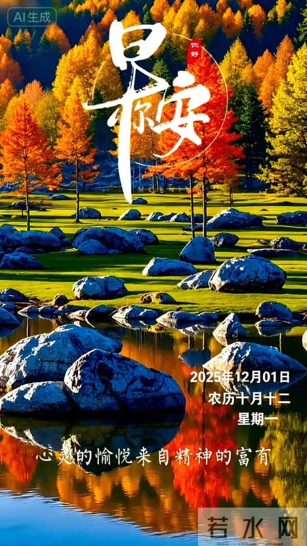 「12月1日」15张冬日早安图片：冬日有梦，幸福安宁