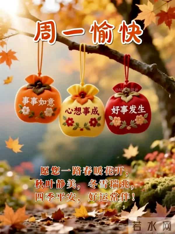 2025年12月1日周一早上好祝福语图片，最新温馨淡雅早安精美图片