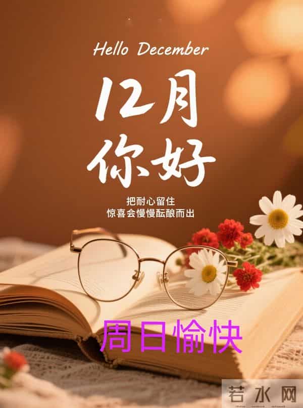 十一月再见 十二月你好愿你所到之处遍地阳光 愿你梦的远方温暖为向