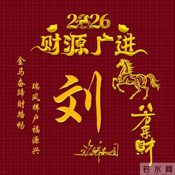 2026姓氏头像，30张财源广进励志签名头像，厚积薄发从换头像开始