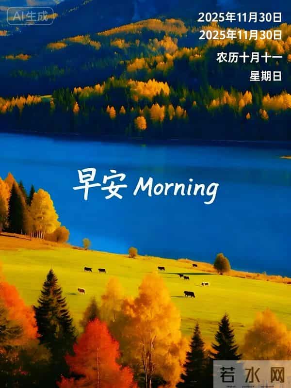 11月30日早安祝福：相约美好，不负时光，保重身体