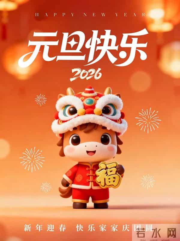 2026年，愿你在新的一年，抛却烦恼，拥抱美好，日子越过越有腔调