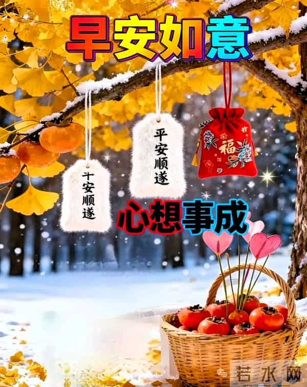 2025年11月30日周日早上好祝福语图片，最新温馨淡雅早安精美图片