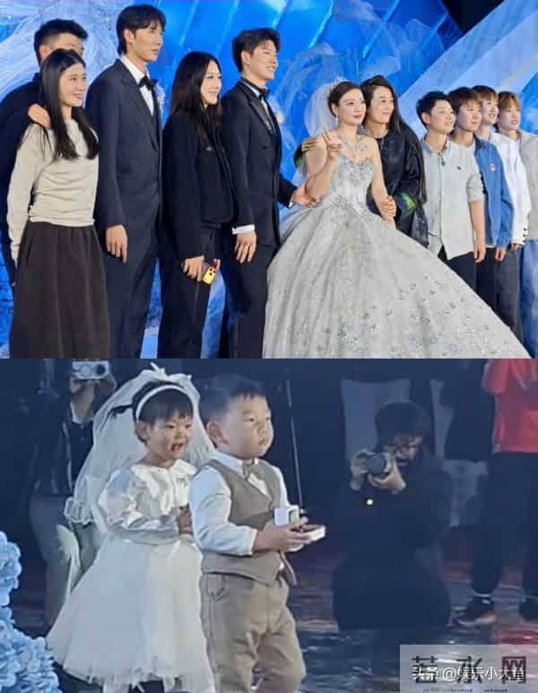 黄雅琼刘雨辰举行婚礼，郑思维儿子艾登当花童，东哥大头等送祝福