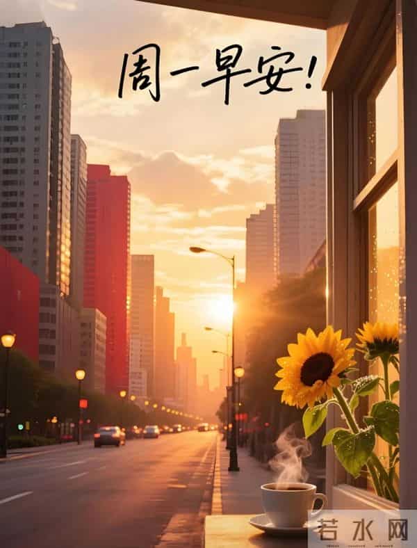 2025年12月1日周一早上好祝福语图片，最新温馨淡雅早安精美图片